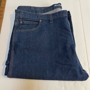 Men's Dickies Flex Carpenter Jeans 42 x 30 Relaxed Straight Indigo